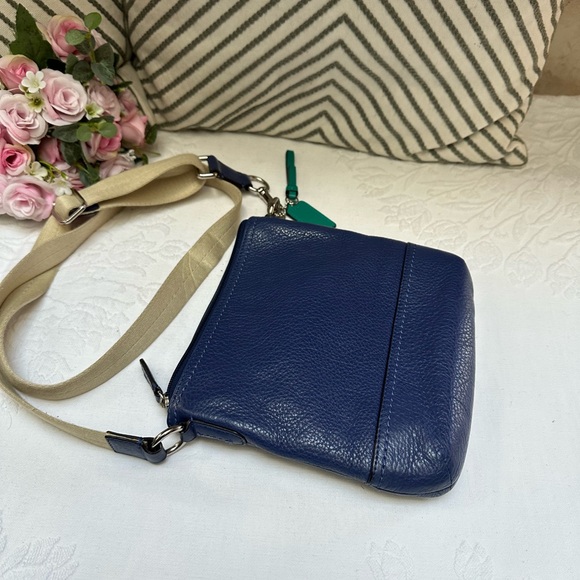 Coach Blue Leather Crossbody Bag - Picture 8 of 11